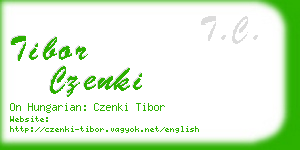 tibor czenki business card